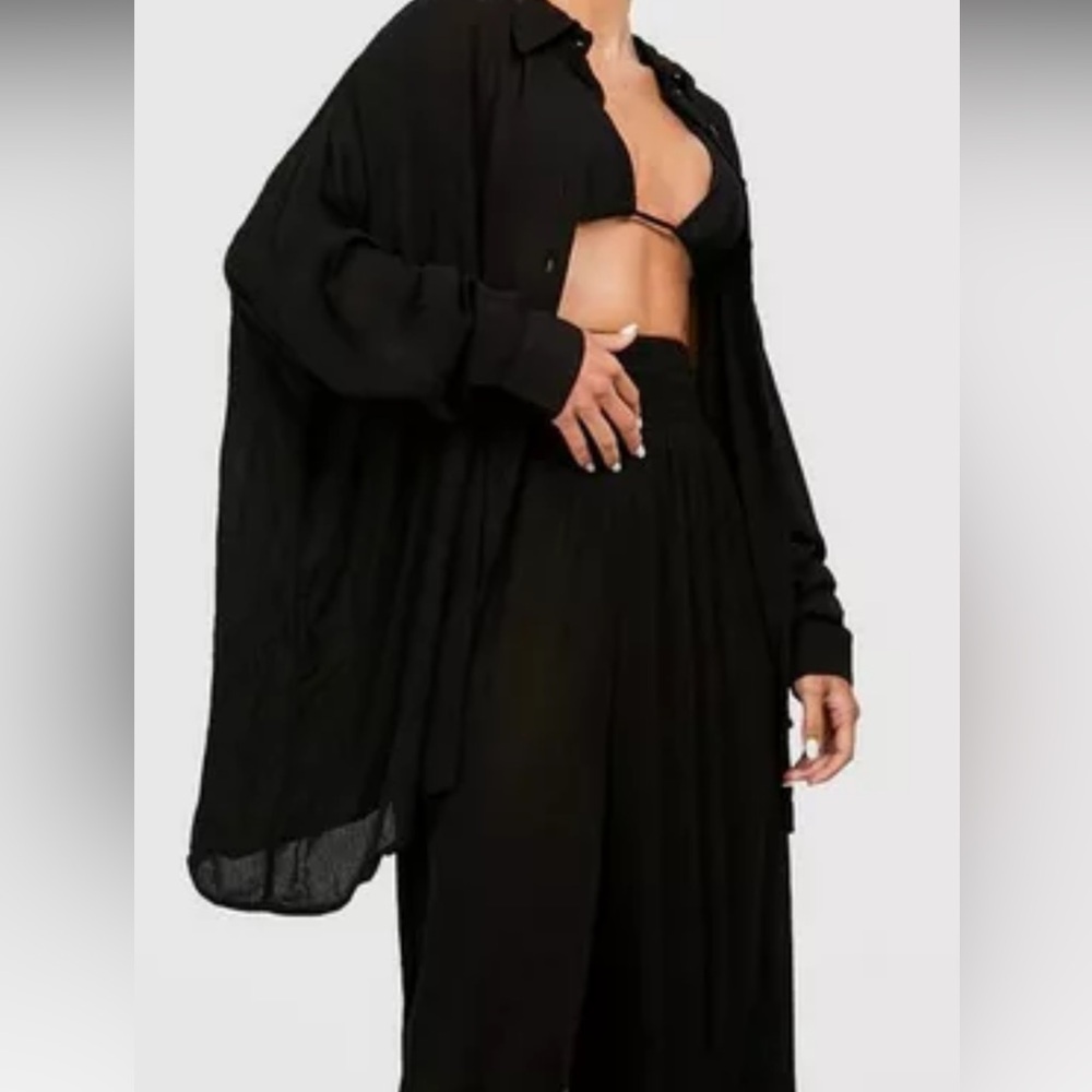 Fab BRAND NEW NASTY GAL COTTON GAUZE TWIN SET!!!! yasss we LOVE SETS